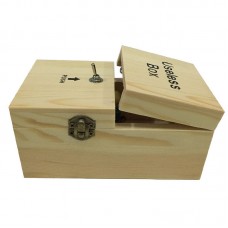 Turns Itself Off Wooden Useless Box Leave Me Alone Machine Funny Gadget Toy New   183171557288